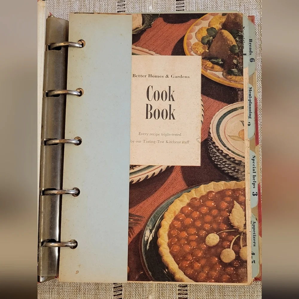 1951 Better Homes & Gardens Cookbook Add A Page Vintage